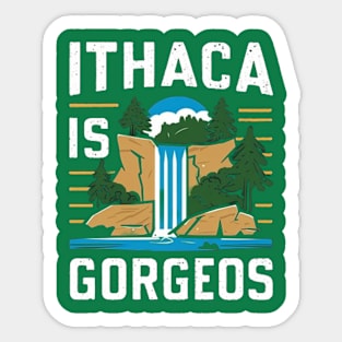 ithaca is gorges Sticker